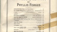 More vintage sheet music owned by Sister Patricia; this time, Story Poems with Musical Settings by Phyllis Fergus. The song, The Woodpecker (copyright 1925 by Clayton F. Summy Co.), takes...