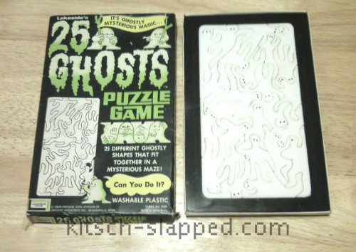 vintage 25 ghosts puzzle game