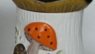 Mushroom Mondays: Orange Fungi Cookie Jar About as classic 70′s as you can get: a cookie jar with orange mushrooms.