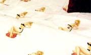 Fabric Swatch Friday: Sleep With A Pinup (Not So Much A ‘Swatch’ As A Review Of Sin In Linen Bedding) Just the name alone, Sin in Linen (I’ve been doing that for years!) draws me in. Clever name, Sandy, a very clever name… but what about the sheets themselves? Joie...