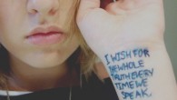 Sign Of The Times: I Wish I Wish by Maketea-notwar I wish for the whole truth every time we speak.