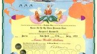 TWA used to have absolutely delightful certificates to commemorate flights, like this one from 1953: They used to give these fanciful certificates to passengers as souvenirs — and as a...