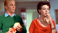 Smoking Anne Bancroft & A Kewpie Doll This image alone wants to make me watch Gorilla at Large (1954); normally it’s the girl with the dollie and the boy with the cig.