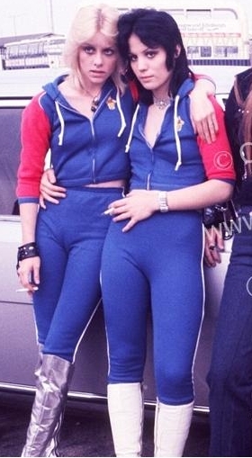 Cherie Currie and Joan Jett