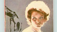 I’ll admit I was drawn to this vintage paperback because of the cover. Spotting the sad little sweater girl, I thought to myself, “Why so glum, chum? What can happen...