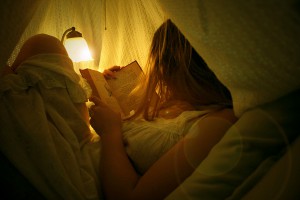 reading under the covers