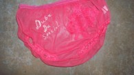 These retro red nylon panties would be lovely… ‘Cept I’m not wearing anything embroidered or otherwise marked “Dube Du Special” until I know exactly what that means. Via eBay.