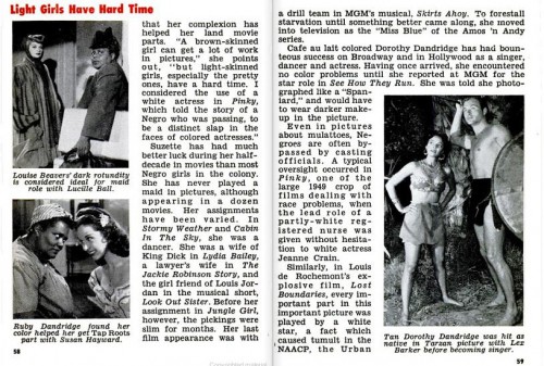 Jet Oct 16 1952 brownskin girls movie roles 2