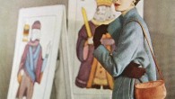 Fashion Forecasting With Tarot Cards (In 1953) A fashion spread in Harper’s Bazaar, August 1953, featuring over-sized tarot cards. Photos by Louise Dahl-Wolfe.
