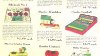 Vintage Hustler Toys & Games No, not that Hustler; these are vintage toys shown in a Billy & Ruth catalog from 1930.