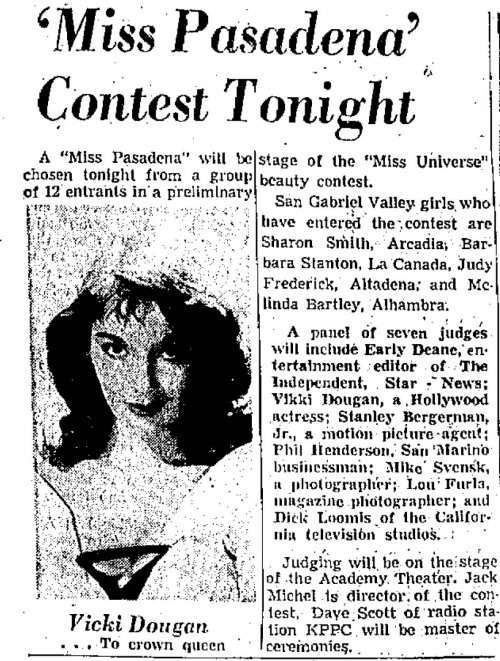 miss pasadena indendent dougan judge may 27 1959