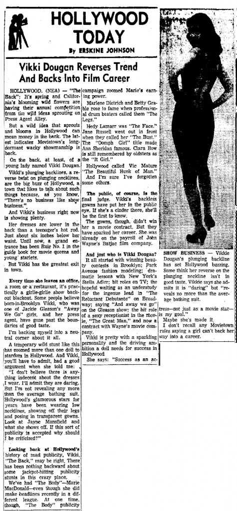 vikki dougan corpus christi times march 29 1957