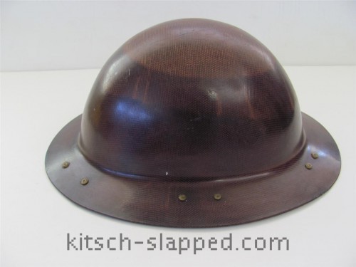 vintage wwii hat owned by woman worker at Kaiser steele